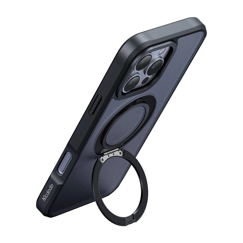 Προστατευτική θήκη Mcdodo PC-4932 για iPhone 16 Pro με ενσωματωμένη βάση, μαύρη