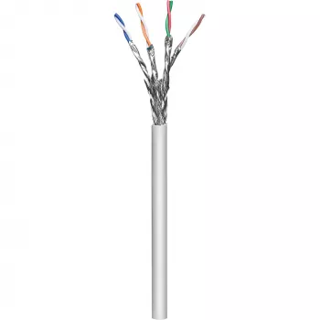 Καλώδιο δικτύου GOOBAY 96093 Cat6 S/FTP (S-STP) γκρι 50 m
