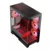 Κουτί PC MODECOM Volcano SPACE APEX ARGB Midi Tower, Γυαλί Tempered, USB-C, Υποστηρίζει ATX/microATX/Mini-ITX, GPU έως 430 mm, Ψύκτρα CPU έως 180 mm