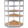Μεταλλικό Γωνιακό Ράφι G9040 40 cm