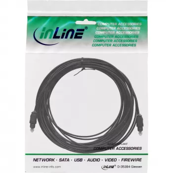 Οπτικό καλώδιο ήχου Toslink αρσενικό / αρσενικό 1 m InLine 89921