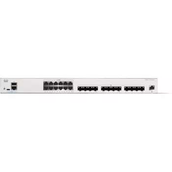 Cisco Catalyst C1300-24XTS διαχειρίσιμος διακόπτης L2/L3, 24 θύρες (12x 10GE RJ-45 + 12x 10GE SFP+), 480 Gbit/s, κονσόλα RJ-45/USB-C, πίνακας MAC 16.000, τοποθέτηση σε rack