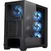 Κουτί PC Silentware Flow 110 A-RGB Μαύρο — Κουτί Mid-Tower, πλαϊνό πάνελ από σκληρυμένο γυαλί