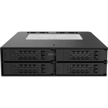 ICY DOCK - ToughArmor - MB994SP-4S - Backplane SAS/SATA II, Trayless, 4x SAS/SATA 2,5 ίντσες Εσωτερικό σε 4x SATA Host - Αλουμίνιο - μαύρο - SAS/SATA 6 Gbit/s - Ανεμιστήρας 40 mm