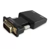 Μετατροπέας SAVIO CL-145 VGA σε HDMI, ήχος, Full HD, μαύρο