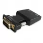 Μετατροπέας SAVIO CL-145 VGA σε HDMI, ήχος, Full HD, μαύρο
