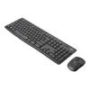 MK295 Silent Ασύρματο σετ πληκτρολογίου-ποντικιού Graphite UK Intnl