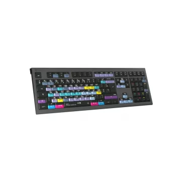 Logickeyboard ASTRA 2 Πληκτρολόγιο USB AZERTY Αγγλικά Μαύρο (LKB-RESB-A2M-FR)