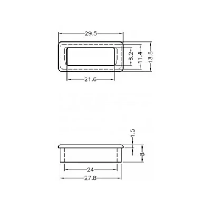 Καπάκι προστασίας υποδοχής DVI DeLOCK 60160
