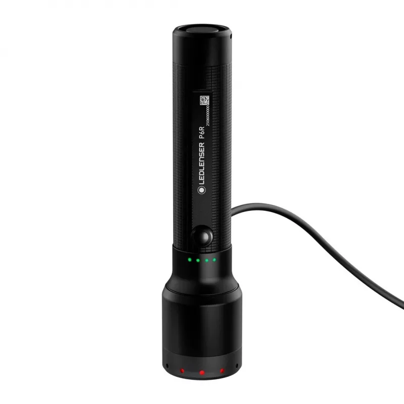 Ledlenser P6R μαύρος φακός χειρός LED