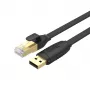 UNITEK Y-SP02001B Καλώδιο Δικτύου Μαύρο 18 m
