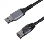 Καλώδιο δικτύου CAT6 UTP, USB3.0 Type-A - RJ45, 3m