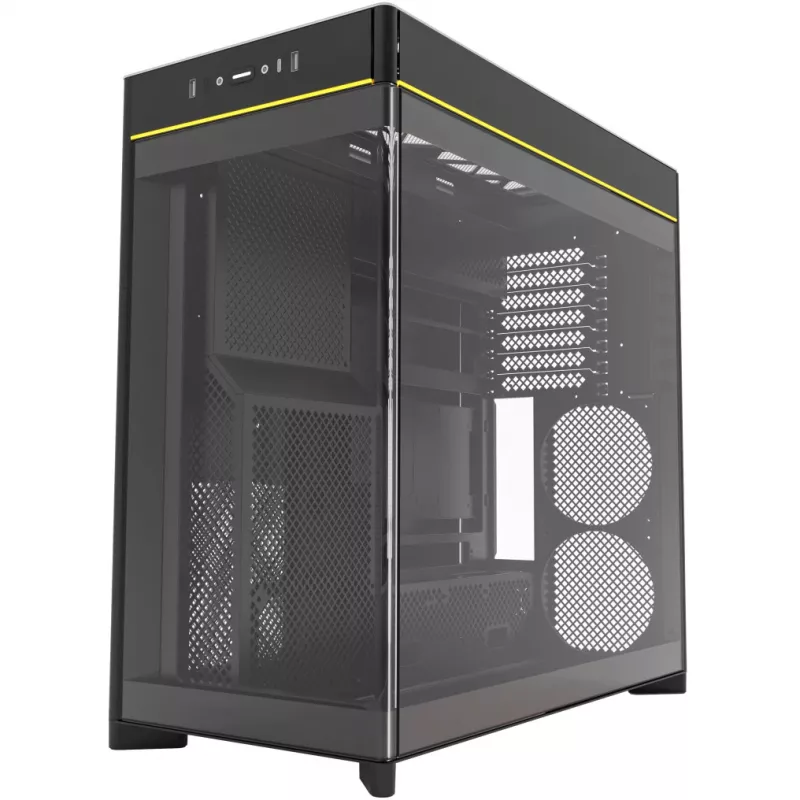 Montech HS02 Midi Tower μαύρο
