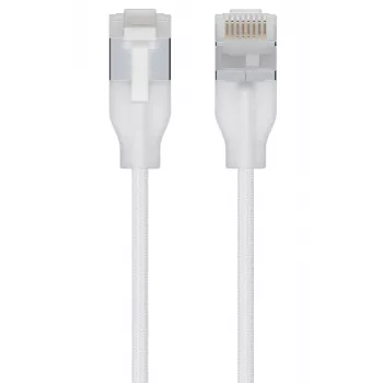 Καλώδιο δικτύου Ubiquiti UACC-Cable-Patch-EL-C6A-15M-W RJ-45 Cat6a 15m διαφανές λευκό
