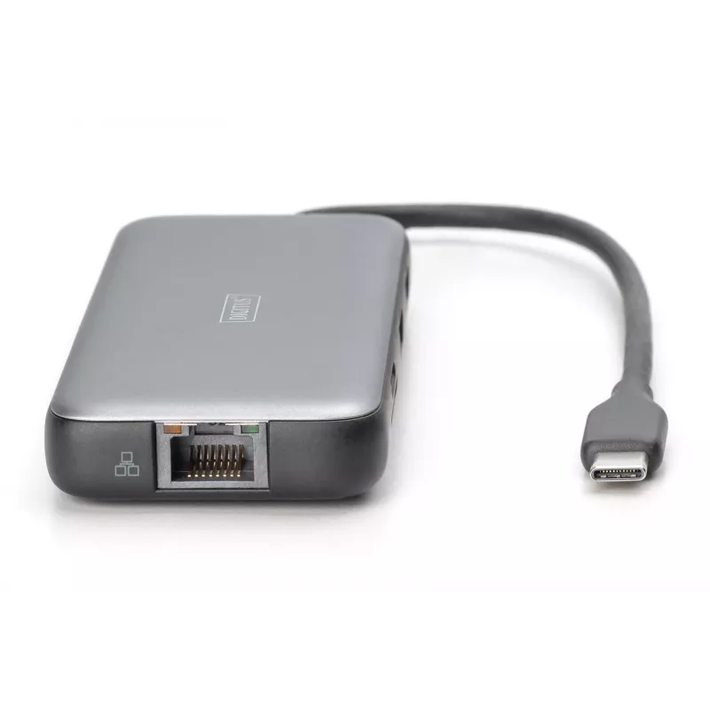 Σταθμός σύνδεσης USB-C Digitus DA-70915 8 θέσεων 100W Power Delivery