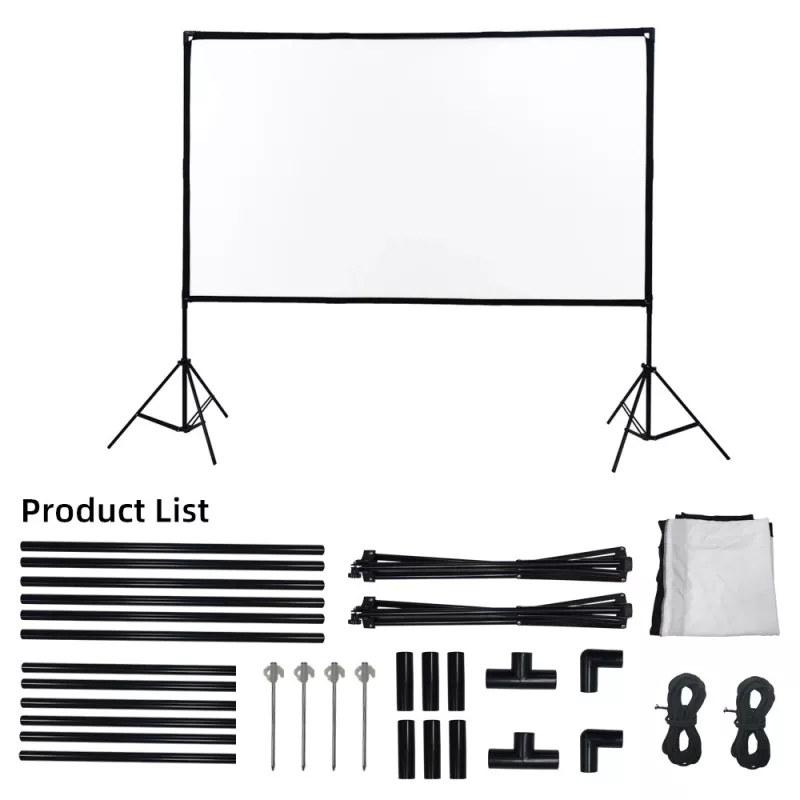 Extralink Πτυσσόμενη Οθόνη Προβολής 100 PSF-100, 16:9, 220x125cm, Λευκό