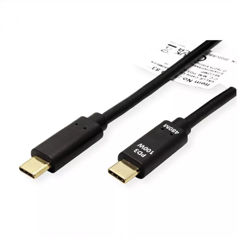 Καλώδιο USB VALUE 11.99.8310 3 m USB C μαύρο USB 2.0