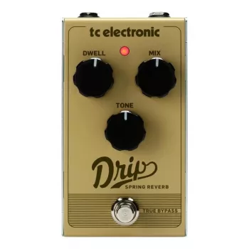 Πεντάλ εφέ κιθάρας TC Electronic Drip Spring Reverb — συμπαγής σχεδιασμός, True Bypass