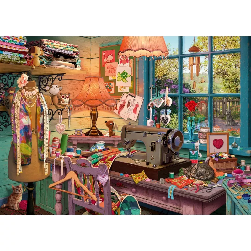 Steve Read: Secret Puzzles - In the Sewing Room (1000 τεμάχια)