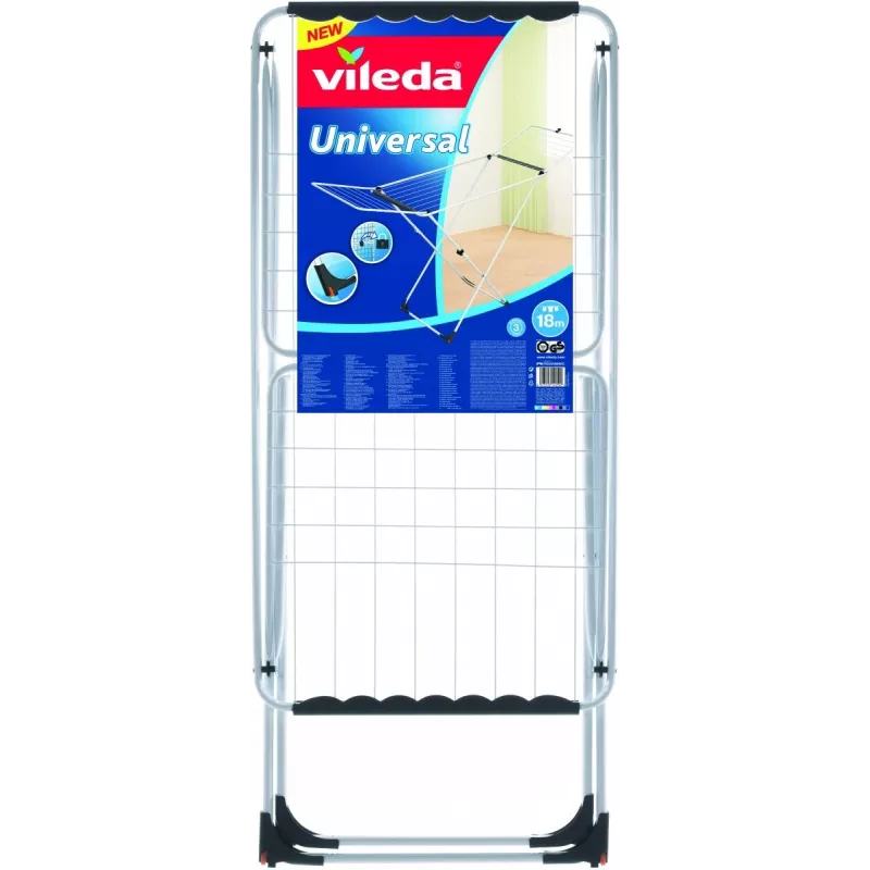 Vileda 157241 Απλώστρα ρούχων με πόδια X λευκή