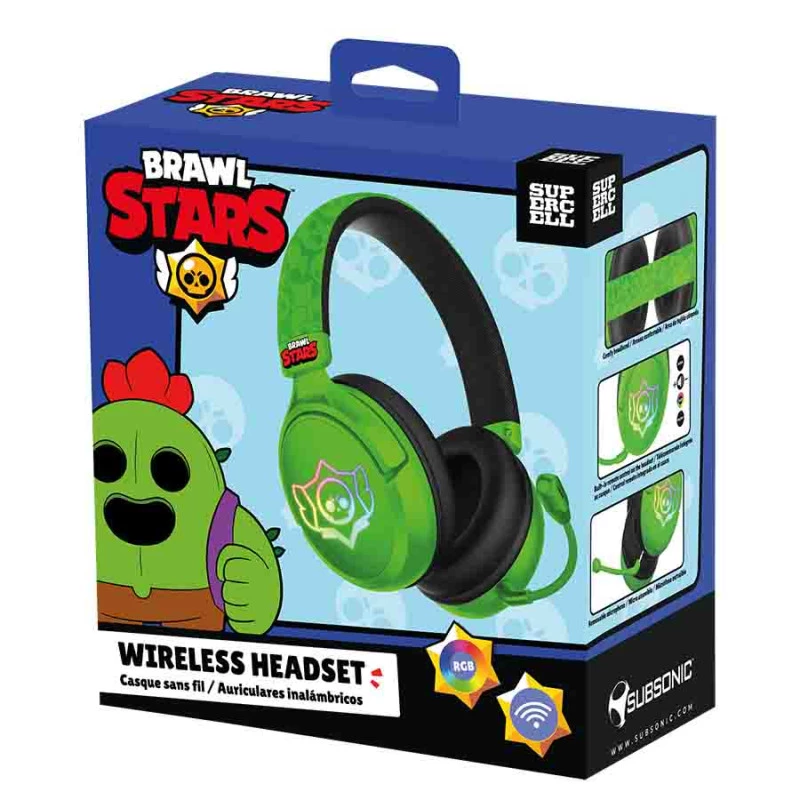 Subsonic ασύρματο gaming headset Brawl Stars Skull