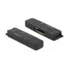 Αναγνώστης καρτών DeLOCK SuperSpeed USB για SD Micro SD MS