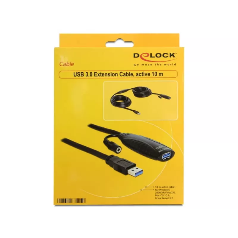 Καλώδιο USB DeLOCK USB3.0-A - USB3.0-A 10m