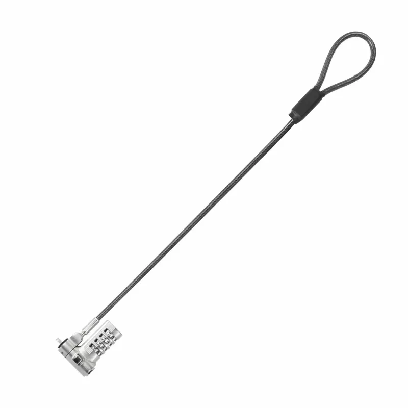 Κλειδαριά καλωδίου DICOTA D32050 Ασημί 0,3 m Κλειδαριά με συνδυασμό