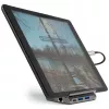 4smarts 7in1 διανομέας με βάση για tablet και κινητό και λειτουργία DeX, HDMI, RJ45, γκρι