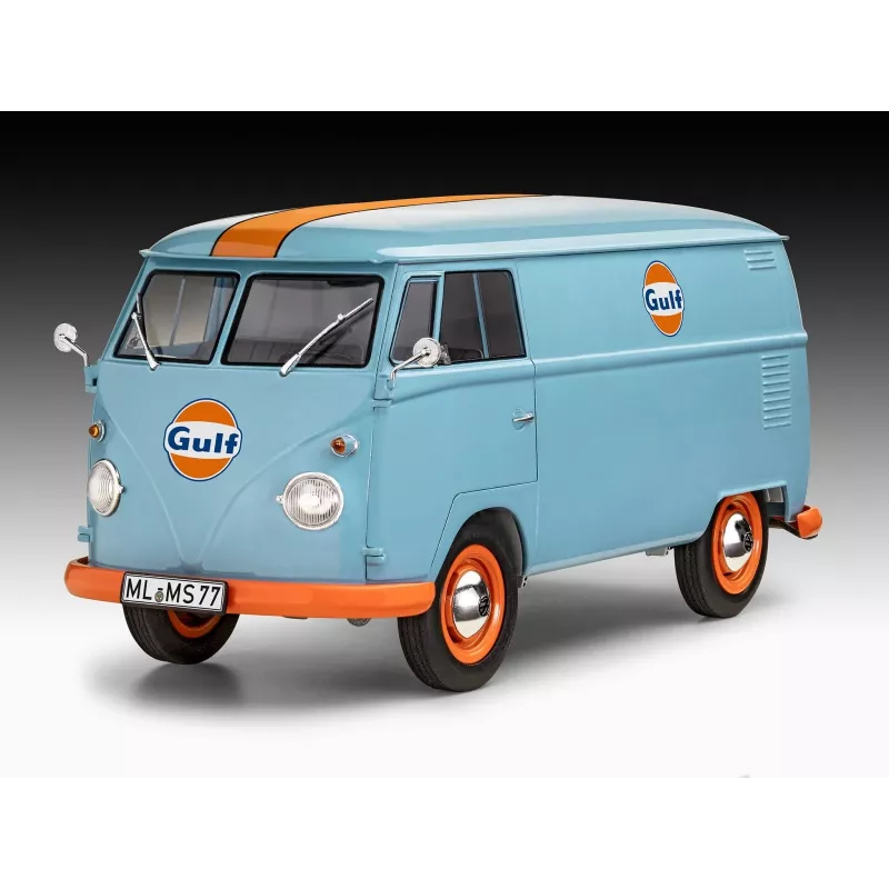 Πλαστικό μοντέλο VW T1 Panel Van - διακόσμηση Gulf 1/24