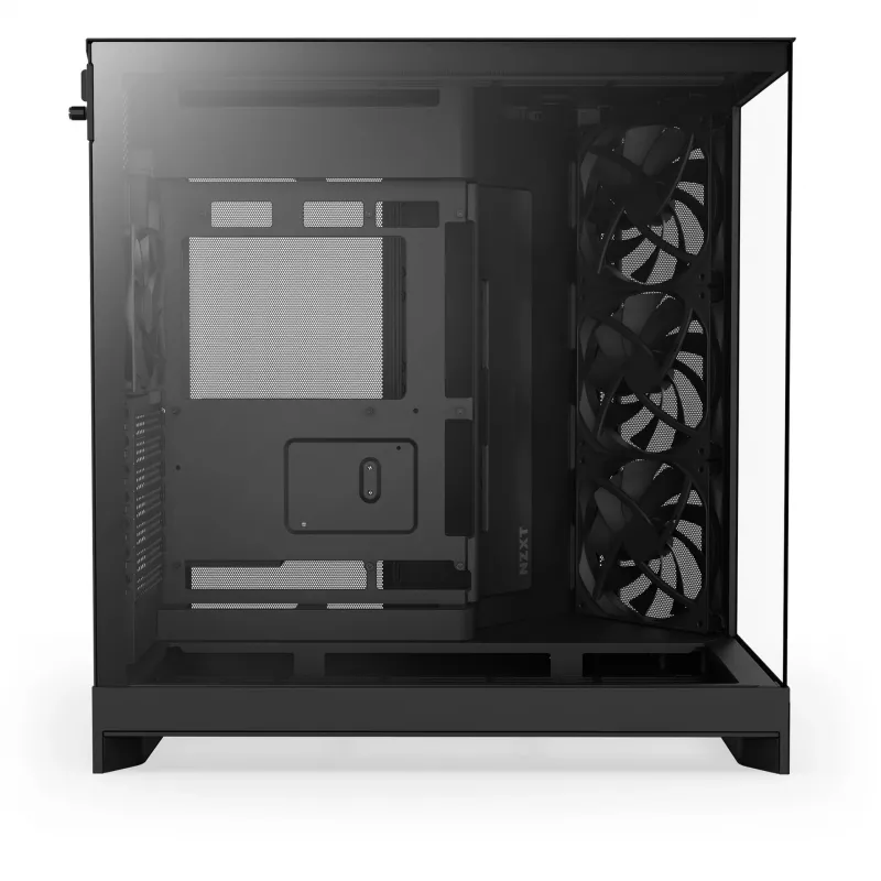 NZXT H9 Air Flow (2025) Large Dual-Chamber Mid Tower Case - μαύρο