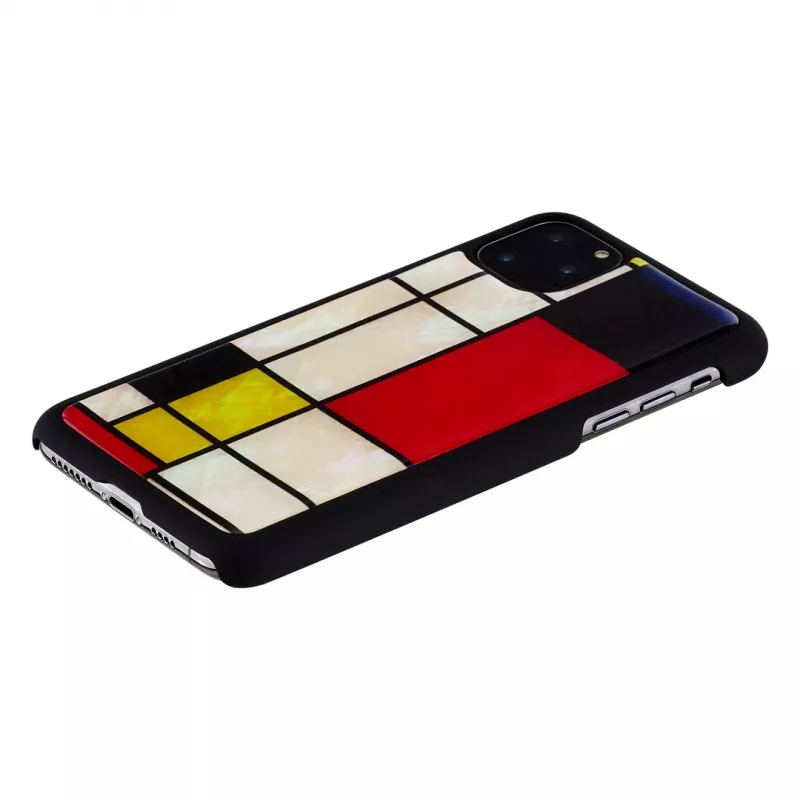 Θήκη smartphone iKins για iPhone 11 Pro Max – Mondrian μαύρο προστατευτική θήκη