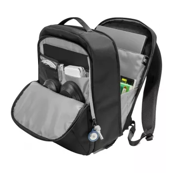 Σακίδιο laptop Tomtoc Explorer-T60 (μαύρο) — προστατευτική θήκη για laptop έως 15,6 ίντσες, αδιάβροχο ύφασμα, ενισχυμένοι ιμάντες