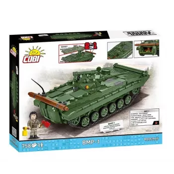 Σετ κατασκευής Cobi Blocks BMP-1 758 τεμ. – μοντέλο κλίμακας με τουβλάκια