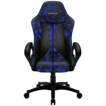 Καρέκλα gaming thunder x3 BC1 Camo Blue με ρυθμιζόμενο καθ' ύψος και ανακλινόμενο κάθισμα