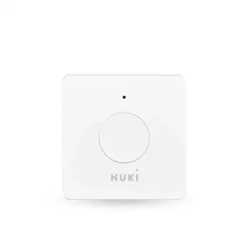 Button NUKI Opener Λευκό 70×22×70 mm, Bluetooth 5.0, συμβατό με NUKI