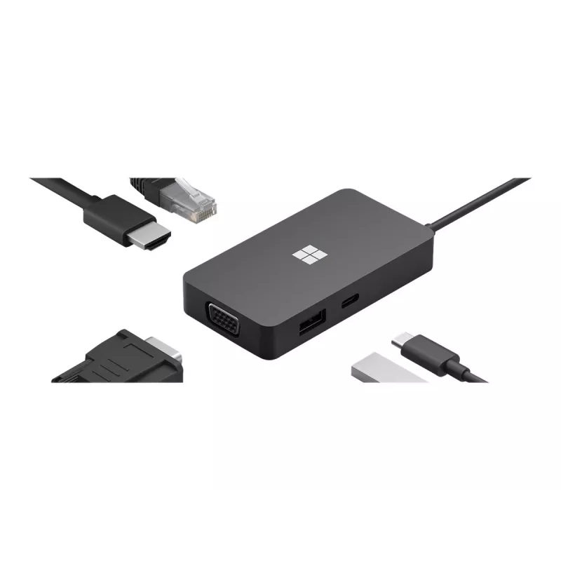 Dock φορητού υπολογιστή Microsoft 1E4-00002 μαύρο