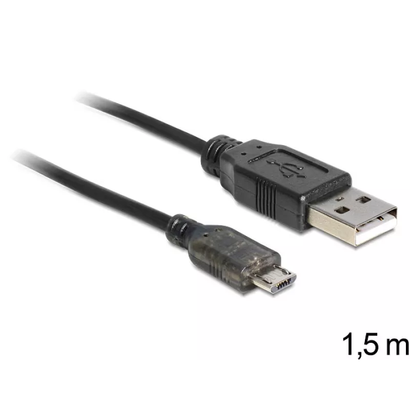 Καλώδιο USB DeLOCK USB 2.0-A - USB micro-B 1,5 m