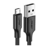 Ugreen 60137 καλώδιο USB USB 2.0 1,5 m USB A Micro-USB A μαύρο