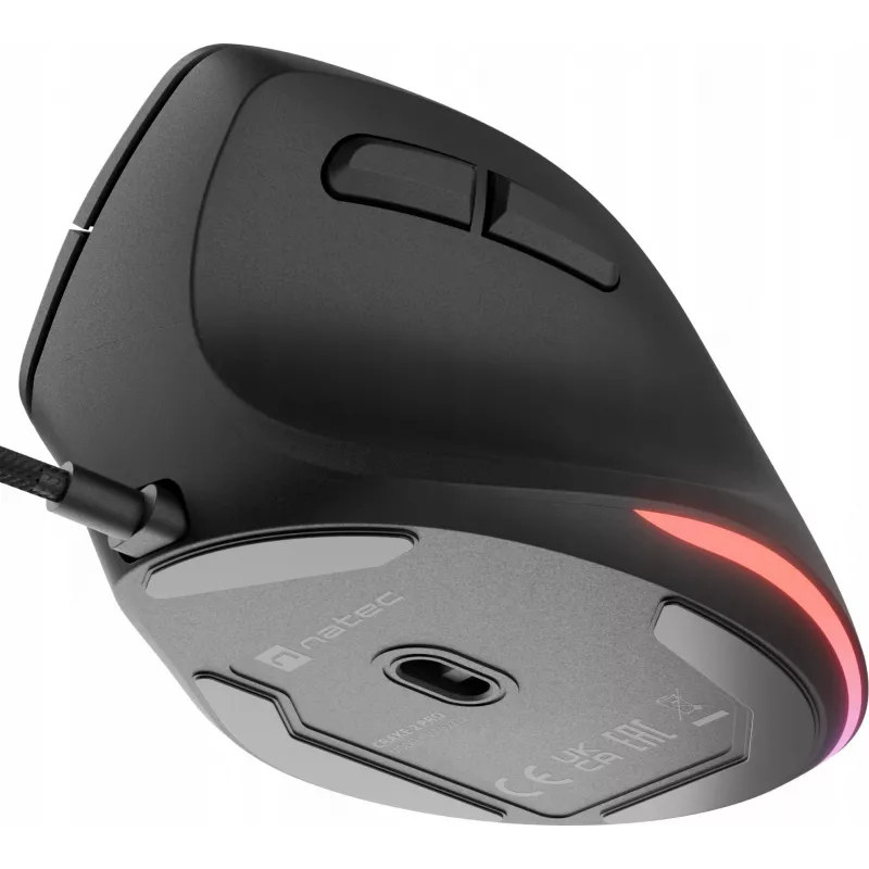 Ποντίκι NATEC Crake 2 Pro Universal Για δεξιόχειρες USB Type-A Οπτικό 12800 DPI