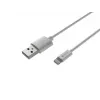 Natec Prati καλώδιο Lightning (m)->USB-A (m) 2m MFi λευκό NKA-2149