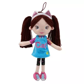 TULILO Κούκλα Πάνινη Zosia 35 cm — μαλακό πάνινο παιχνίδι, ύψος 35 cm