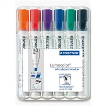 Μαρκαδόρος Staedtler 351 B WP6 6 τεμ. μαύρο μπλε πράσινο πορτοκαλί κόκκινο βιολετί