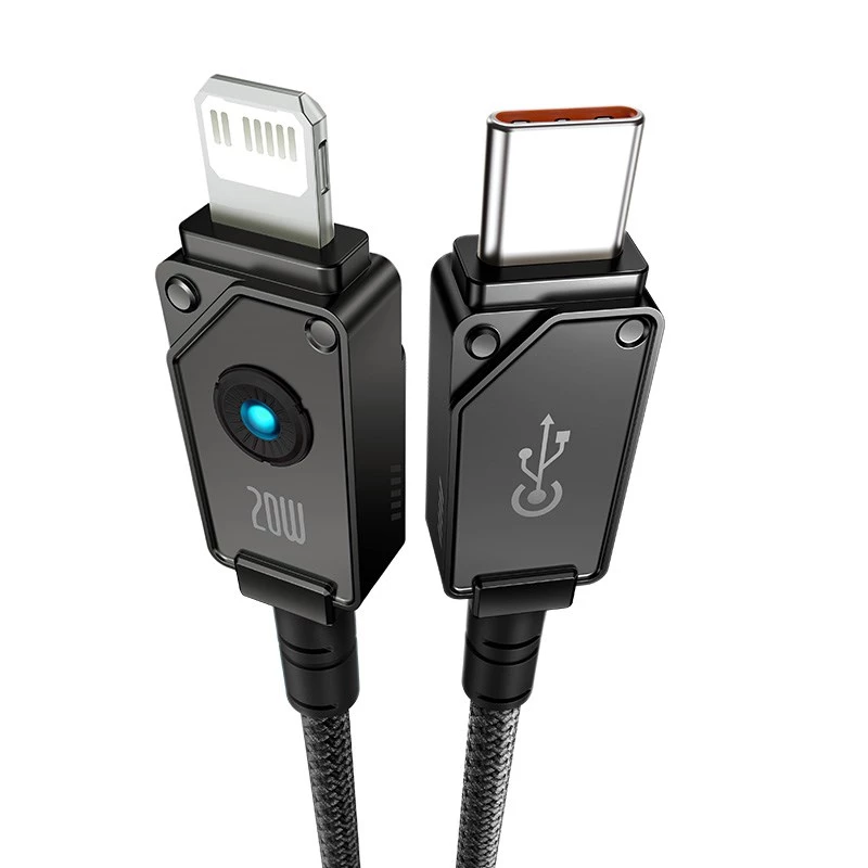 Καλώδιο Baseus Unbreakable USB C σε iP 2 m 20 W μαύρο