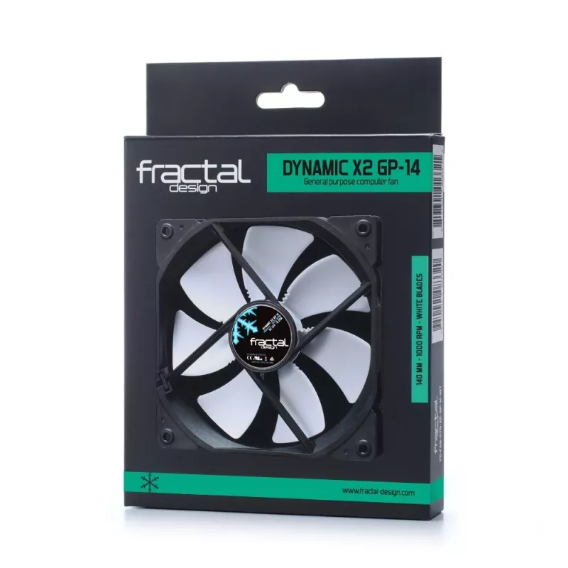 Ανεμιστήρας Fractal Design Dynamic X2 14 cm Μαύρο Λευκό