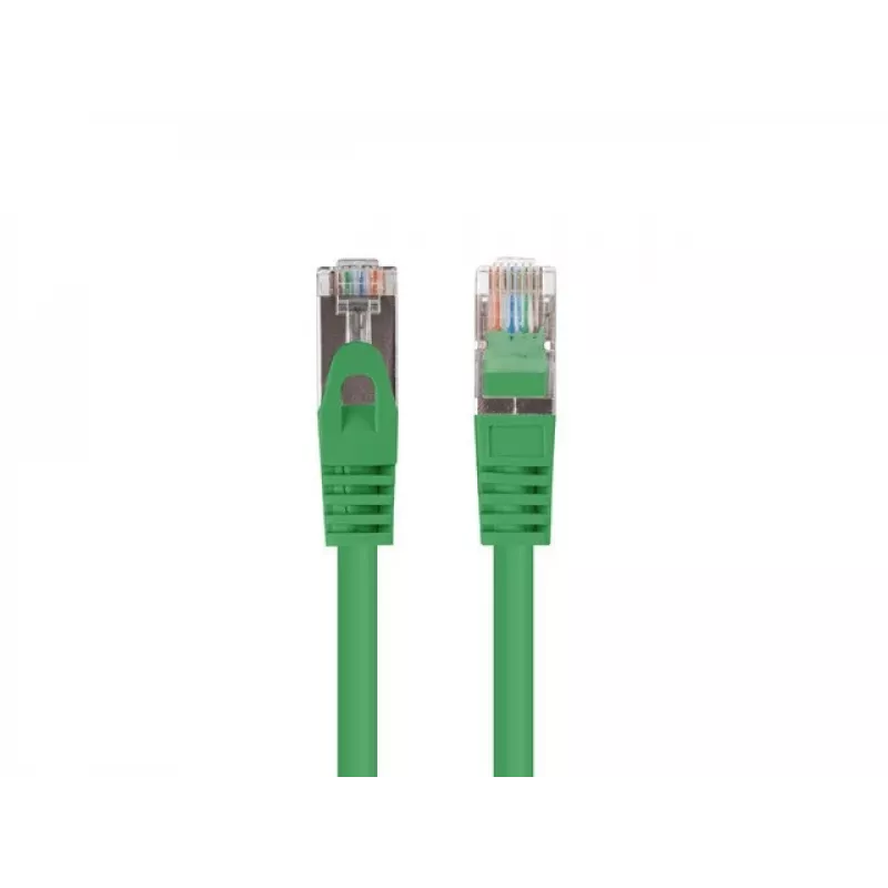 Lanberg PCF6-20CC-0025-G Cat.6 F/UTP Patchkabel, συσκευασία 10 τεμ., 0,25 m, πράσινο