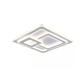 Φωτιστικό οροφής LED TRIO 629219331, 51×51 cm, ματ λευκό