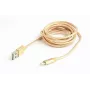 Καλώδιο Lightning Cablexpert CCB-MUSB2B-AMLM-6-G 1,8 m Gold