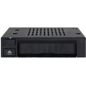 ICY DOCK - MB521SP-B - Θήκη 2.5 Single Bay SAS/SATA HDD/SSD σε 1x 3,5 Front-Einbauschacht Hot-Swap με διακόπτη On/Off και κουμπί εξαγωγής