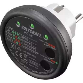 VOLTCRAFT VC40 tester πρίζας (VC40)